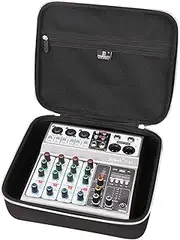 Hard Storage Case for Pyle Professional Audio Mixer - Travel Case for Depusheng M4/M6,Pyle 4/6 Channel PMXU43BT.5 Sound Board Console(Only Box)
