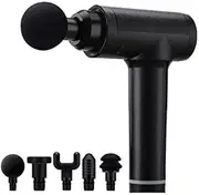 Portable Handheld Massage Gun,Professional Muscle Massager,Power Massager,Portable Tissue Massage Gun,5 Massage Heads,for Sore Stiffness Muscle A 80W (Color : C, Size : 80W)