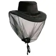 Deluxe MOSQUITO HAT NET Head Protector Bee Bug Mesh Mozzie Insect Fishing Fly -