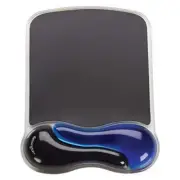 Kensington Duo Gel Mouse Pad with Wrist Rest - Blue (K62401AM)