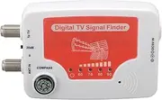 Digital Satellite Finder with LED Display, Digital TV Star Finder Mini Finder with Compass, TV Antenna Signal Strength Meter Detector Receiver