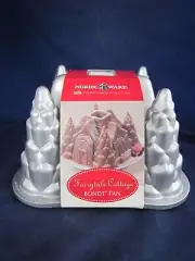NORDIC WARE Fairytale Cottage Bundt Cake Baking Pan 10Cup HEAVYCAST ALUMINUM NEW