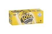 Solo Thirst Crusher Original Lemon Soft Drink Cans Multipack 375ml x 10 Pack