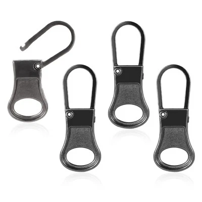 4pcs Zipper Pull Replacement, Detachable Zipper Tab Slider Pullers Repair Han...