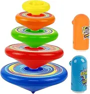 Abaodam Stacking Tops for Boys and Girls Spinning Tower Toy Game Stacking Gyro Kit Boys and Girls' Hand Stacker Educational Toy Random