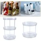 Rotating Spice Rack Multifunction Makeup Organizer Rack Kitchen Accessories