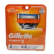 Gillette Fusion 5 Razor Blades Refill Cartridges 4 Pack