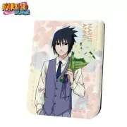 A3 NARUTO Shippuden Leather Sticky Notes Book Memo Pads 06 Sasuke Flower Ver NEW
