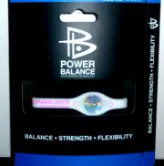 Power Balance Silicone Bands Size L (White/Pink Or Pick In Description)
