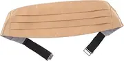 [COSMEVIVI] Men's Satin Cummerbund Tuxedo Belt Bow Formal Accessory for Wedding Party Event