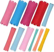 100Pcs Perm Rods Reusable Hair Rollers for Curly Hair Material for Safe Styling for Home Salon Travel Use Create Beautiful Waves Styles