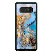 Yellow Blue Polished Marble Case Cover Samsung Galaxy S23 S22 Plus Ultra S21 S20