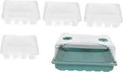Totority 1 Set Mini Greenhouse Case Durable Plant Germination Box with Sowing Tray for Efficient Gardening Heat Moisture Preservation for Beginners and Gardening Enthusiasts