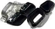 1 Pair Exhaust Pipes Compatible For Mercedes-Benz 2019 2020 2021 2022 W205 Eexhaust System CLASS Sports Upgrade C63 AMG Tail Mudffler Tip