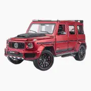 Catzon 1:24 G800 Alloy Car Model with Pull-Back Functionality and Sound Light Effects-Red