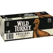 Wild Turkey Bourbon & Cola Cans 30x375ml Case