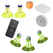 Single Badminton Trainer 3pcs Battery Powered Badminton Rebound Trainer