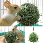 Pet Rabbit Pig Hamster Hay Manger Food Feeder Grass Rack Ball Guinea