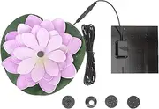 YARNOW 1 Set Solar Floating Fountain Water for Outdoor Garden Decoration Durable Solar Powered Water Feature Easy to Clean Efficient and Safe for Beautiful Scenery