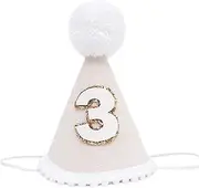 WAOUH Bohemia Cute 1/2 Birthday Hat - Half Birthday Party Decorations,Cake Smash Party Cone Hat