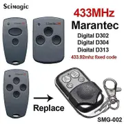 Marantec Remote Control Duplicate 4ch 868mhz 433mhz Marantec Garage Command Handzender Garage Door Opener Gate For 302 D304 D313 type2 433MHz