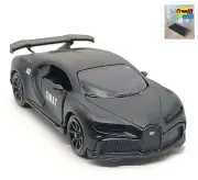 Majorette Bugatti Chiron Pur Sport SWAT Matte Black 1:65 (3") no Package