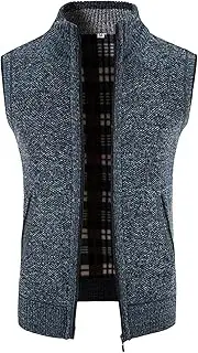 [DGHM-JLMY] Mens Lightweight Fleece Lined Gilet Coat Zip Up Sleeveless Outerwear Vest Simple Comfort Soft Tank Tops