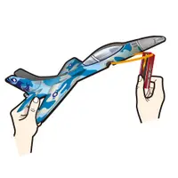 在飛比找i郵購優惠-超會飛戰鬥機-F16迷彩藍