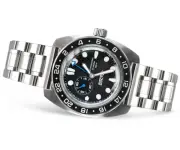 Vostok Amphibia 17036B GMT Watch Batman Automatic