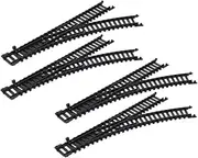 Train Track Toys 2 Pairs of Straight Tracks Train Track Adapters Plastic Train Tracks for Boys Educational Toys