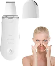 Skin Scrubber Face Spatula | Rechargeable Face Spatula - Ultrasonic Machine, Stain Remover Appliance, Lifting Massager for Chin, Nose, Forehead, Cheeks