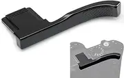 Iborrys Metal Thumb Up Grip for Leica D-LUX8 DLUX8 Camera, Hot Shoe Thumb Rest Support Grip ，Exclusive Vintage Anti-Slip Pattern, Enhance The camera's Grip Feel (Black)