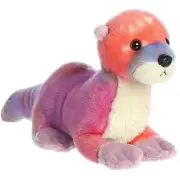 Aurora World Plush - Mini Flopsie - RAINBOW RIVER OTTER (8 inch) New Stuffed Toy