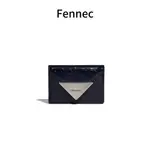 韓國免稅🇰🇷 FENNEC 漆皮經典三角牌 零錢包 三折 錢包 CLINKLE TRIPLE WALLET 短夾