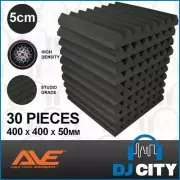 Acoustic Studio Foam 30Pk Isolation Wave Absorption Panels 40X40