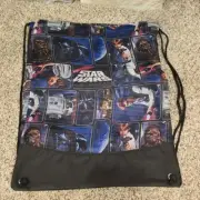 Star Wars Classic Character Drawstring Laundry Bag Multi-Color Poster Art
