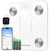 INSMART Smart Scale for Body Weight, Digital Bathroom Bluetooth White