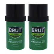 Brut by Faberge Co. for Men - 2.5 oz Deodorant Stick - Pack of 2