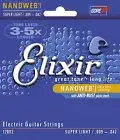 Elixir 12002 Nickel Nanoweb electric guitar strings, Super Lights .009-.042