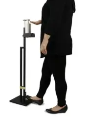 Lirash Touch Free Hand Sanitiser Dispenser Station Floor Stand Foot Operated - G