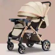0-3 Year Old High Landscape Two-way Folding Stroller Stroller One-button Folding
