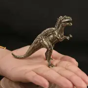 1x Brass Dinosaur Statue Ornament Home Table Decoration Animal Statue Toys New~