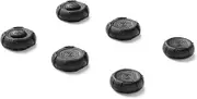 GeekShare Soft Silicone Thumb Grip Caps for Steam Deck Joystick, Thumbsticks Cover Set Compatible with Steam Deck Only, 3 Pairs / 6 Pcs (Black)