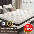 Royal Sleep Double Size Bed Mattress Memory Foam Bonnell Spring Medium Firm 21cm