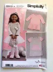 SIMPLICITY 8805 Toddlers' Dresses And Purse Sizes: 1/2 - 4