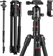 84" Camera Tripod, DSLR Tripod Heavy Duty for Travel, 360 ° Ball Head Profession