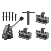 4X(Lathe Change Tool Post Set WM210V&WM180V&0618 12X12mm Tool Rest for2273