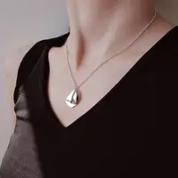 在飛比找momo購物網優惠-【mittag】sailboat necklace_帆船項鍊