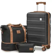 imiomo 20" Carry-on Suitcase - Hardside, Spinner Wheels, TSA Lock