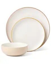Oneida 24/7 Colors 12-Piece Dinnerware Set, Sunbaked